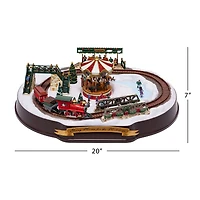 90th Anniversary Collection 20" Animated & Musical LED Going Home for The Holidays Accent