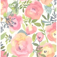 NuWallpaper Peachy Keen Pink Peel & Stick Wallpaper