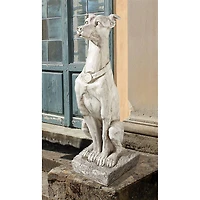 Design Toscano 30" Art Deco Whippet Greyhound Sentinel Dog Statue