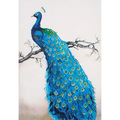 Diamond Dotz® Advanced Blue Peacock Diamond Painting Kit