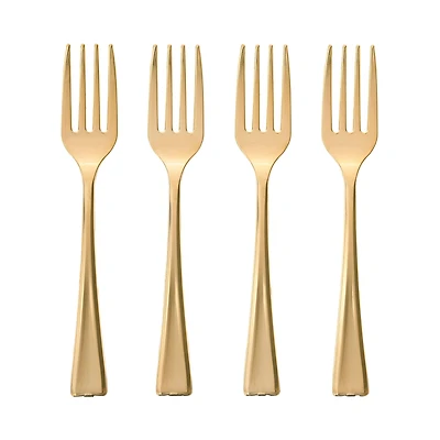 Gold Mini Forks by Celebrate It™, 24ct.
