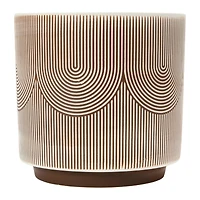 Hello Honey® 6" Textured Stoneware Planter