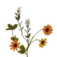 5ft. Orange Daisy Coiled Garland by Ashland®