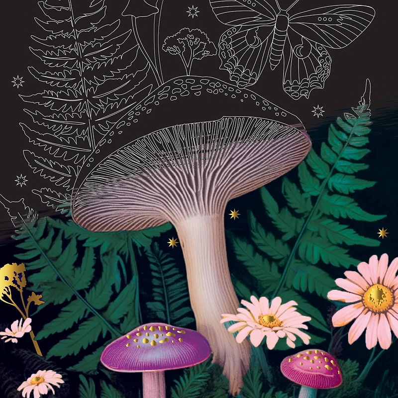 Brea Reese™ 9" x 12" Lunar Spring Scratch Art Paper Pad