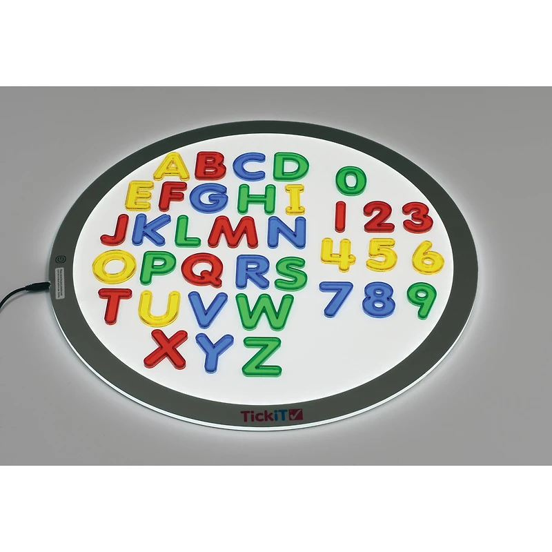 Edx Education Transparent Letters & Number Set