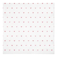 Simple Heart Pattern 10" x 10" Cotton Twill Napkin