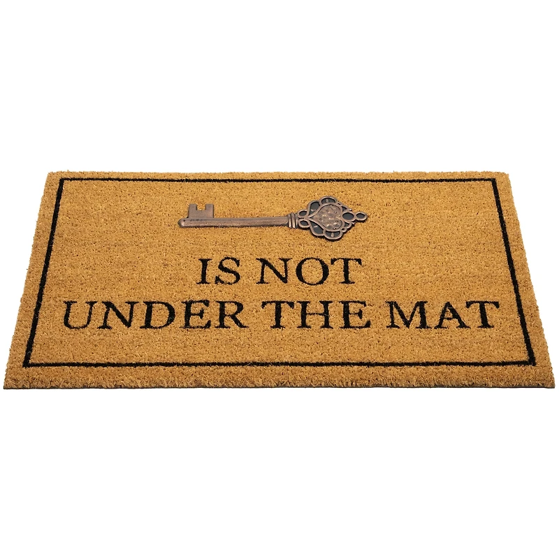 Key is Not Under the Mat Doormat