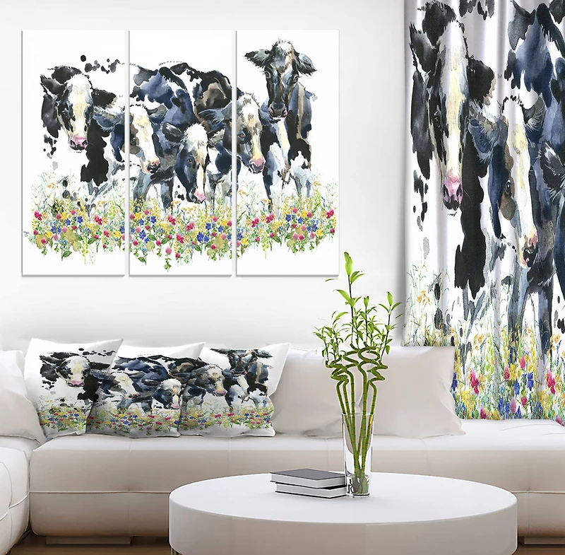 Designart - Dairy cow on field