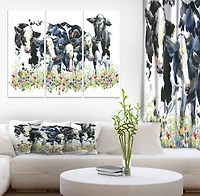 Designart - Dairy cow on field