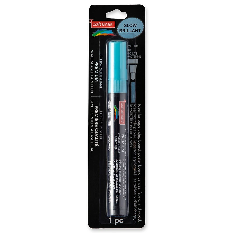 Premium Medium Tip Glow-in-the-Dark Water-Based Paint Pen by Craft Smart