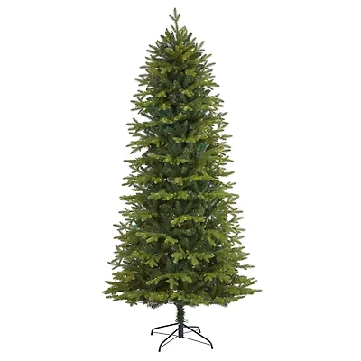 8ft. Unlit Belgium Fir Natural-Look Artificial Christmas Tree