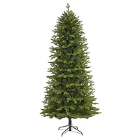 8ft. Unlit Belgium Fir Natural-Look Artificial Christmas Tree