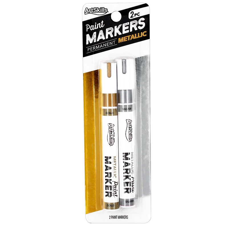 ArtSkills® Silver & Gold Oil Based Paint Markers