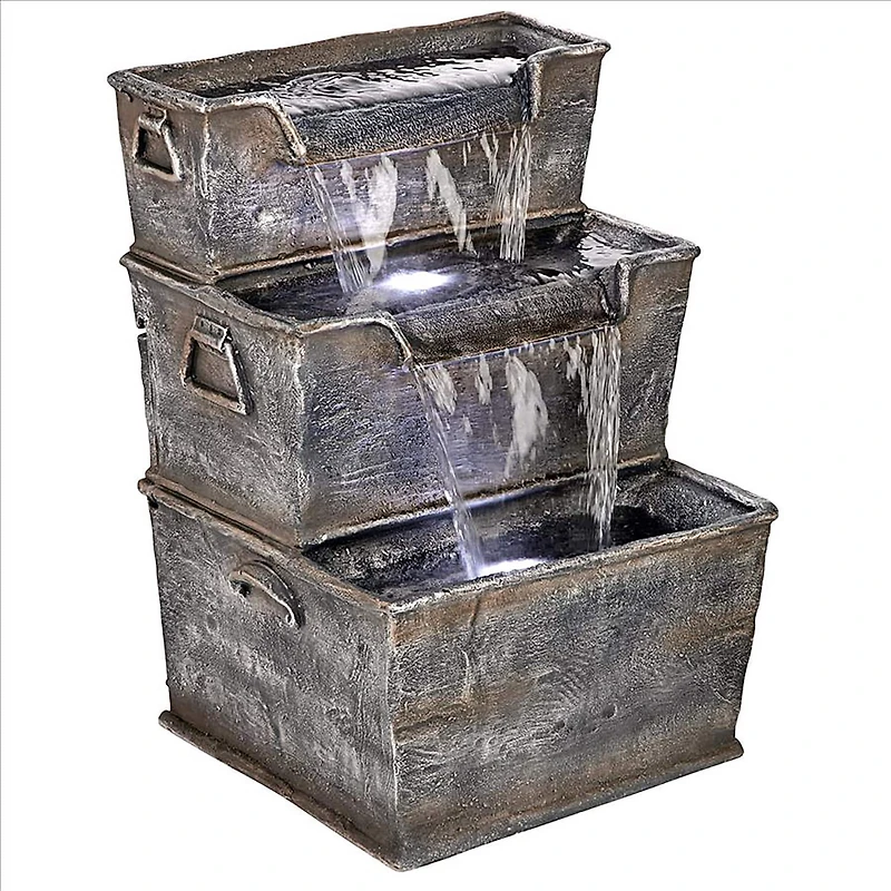 Design Toscano Saddle Mountain Cascading Garden Fountain