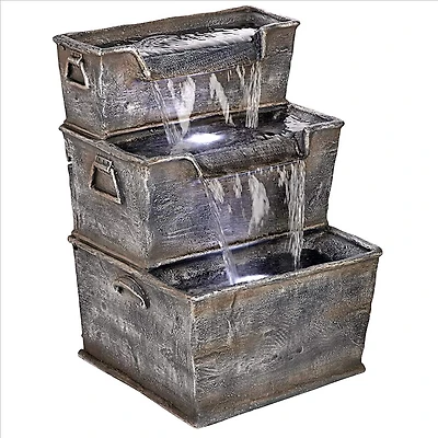 Design Toscano Saddle Mountain Cascading Garden Fountain