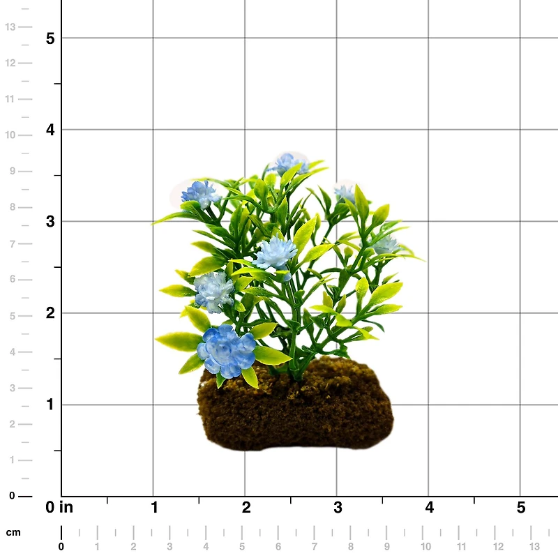 Miniature Blue Flower Plat by Make Market®
