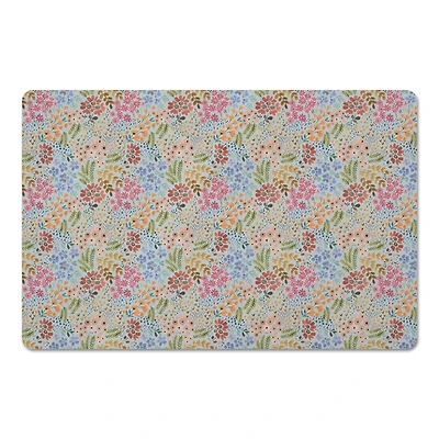 Wild Flower Floral Floor Mat