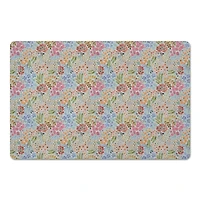 Wild Flower Floral Floor Mat