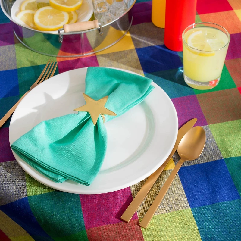 DII® Gold Star Napkin Rings, 6ct.