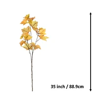 35" Orange Maple Leaf Stem by Ashland®