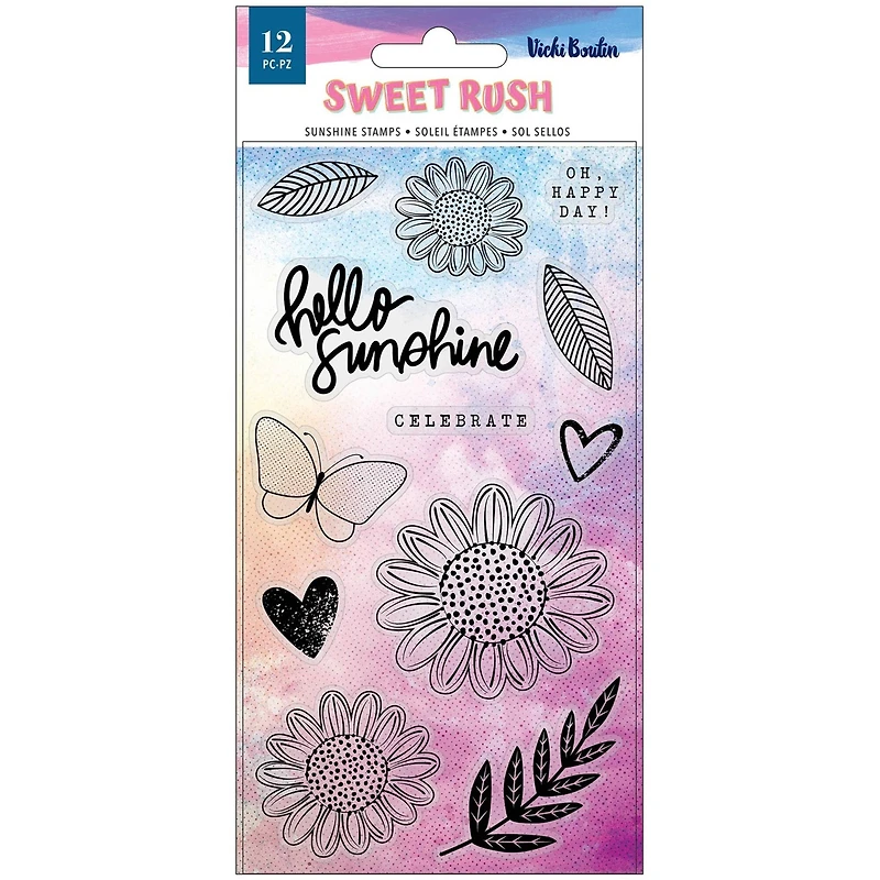 Vicki Boutin Sweet Rush Sunshine Clear Stamps