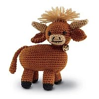 Intermediate Highland Cow Amigurumi Crochet Kit by Loops & Threads®
