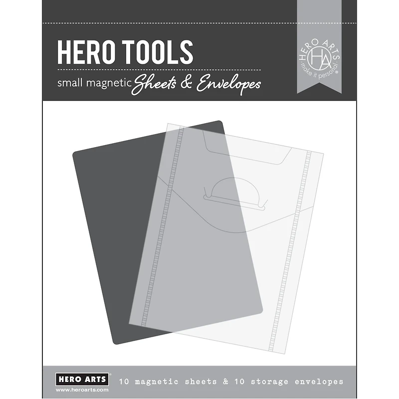 Hero Arts® Magnetic Small Sheets & Storage Envelopes, 10ct.