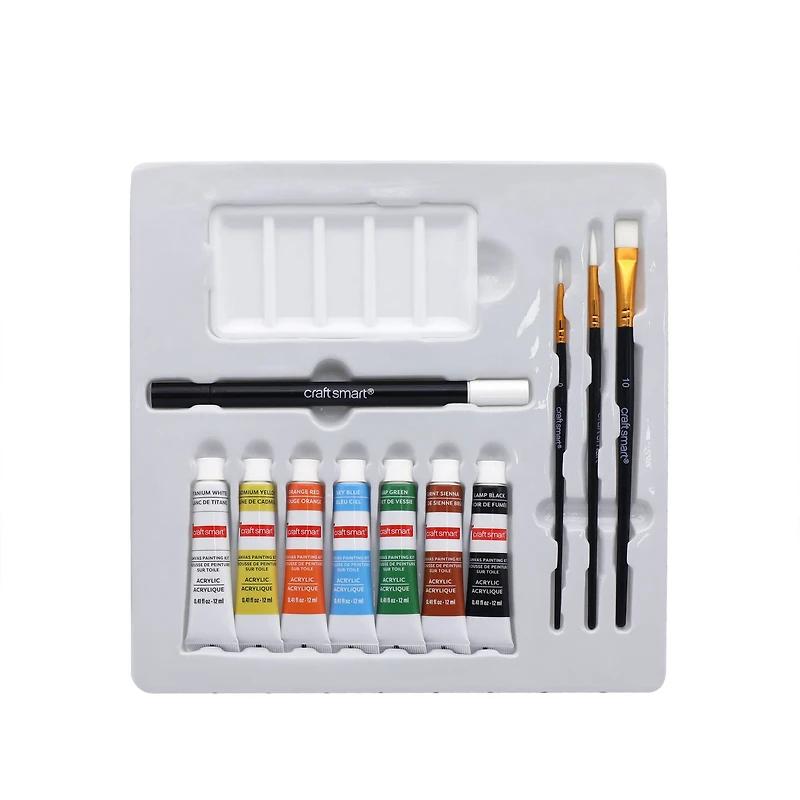 11" x 11" Trick-or-Treat Puppy Canvas Painting Kit by Craft Smart®