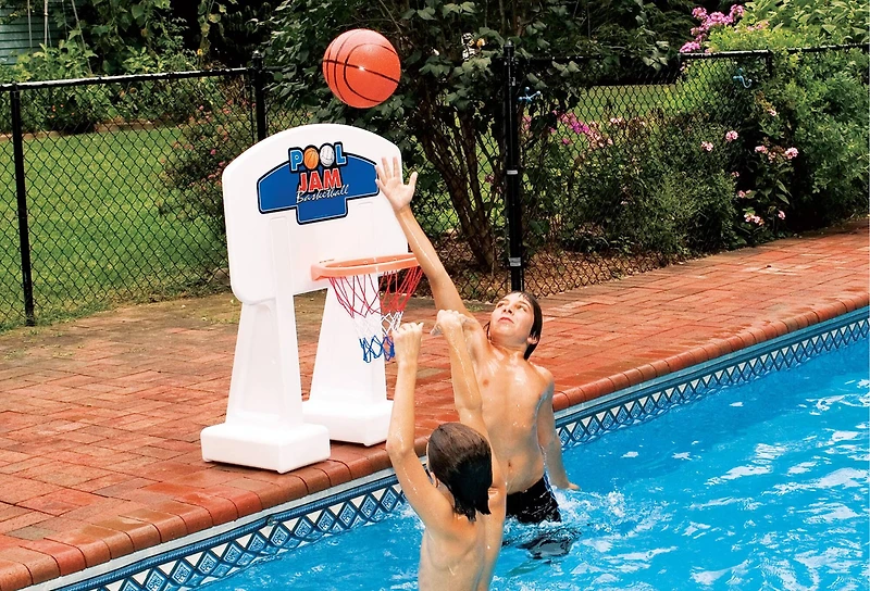 Swim Central 20ft. Pool Jam Basketball & Volleyball Swimming Pool Water Sports Combo Game