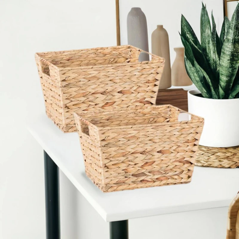 DII® Medium Water Hyacinth Baskets, 2ct.
