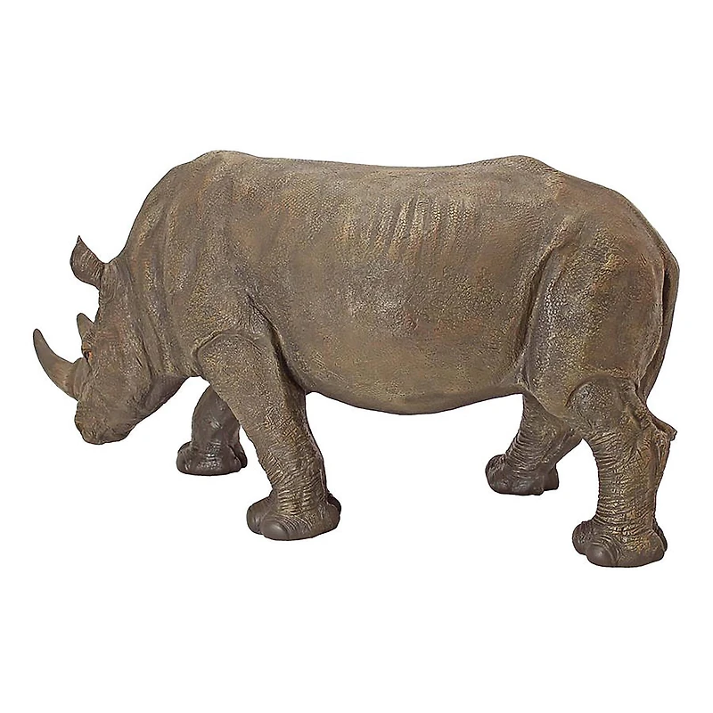 Design Toscano 17" South African Rhino Garden Sculpture