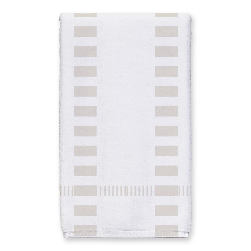 Striped Dashed Lines Enjoy All Tea Towel Set