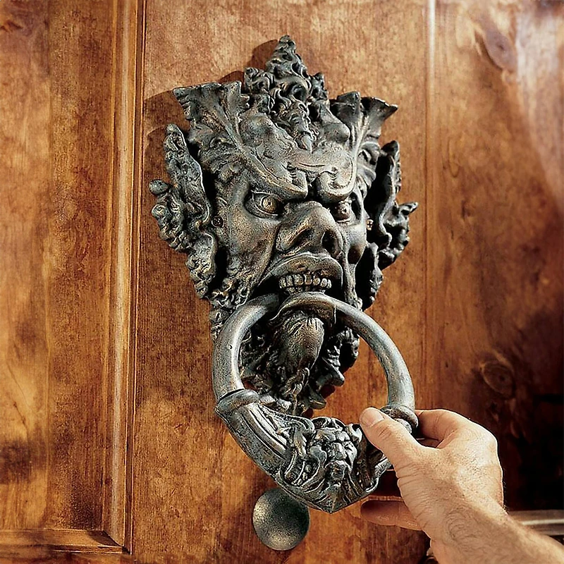 15" Vecchio Greenman Authentic Foundry Iron Door Knocker