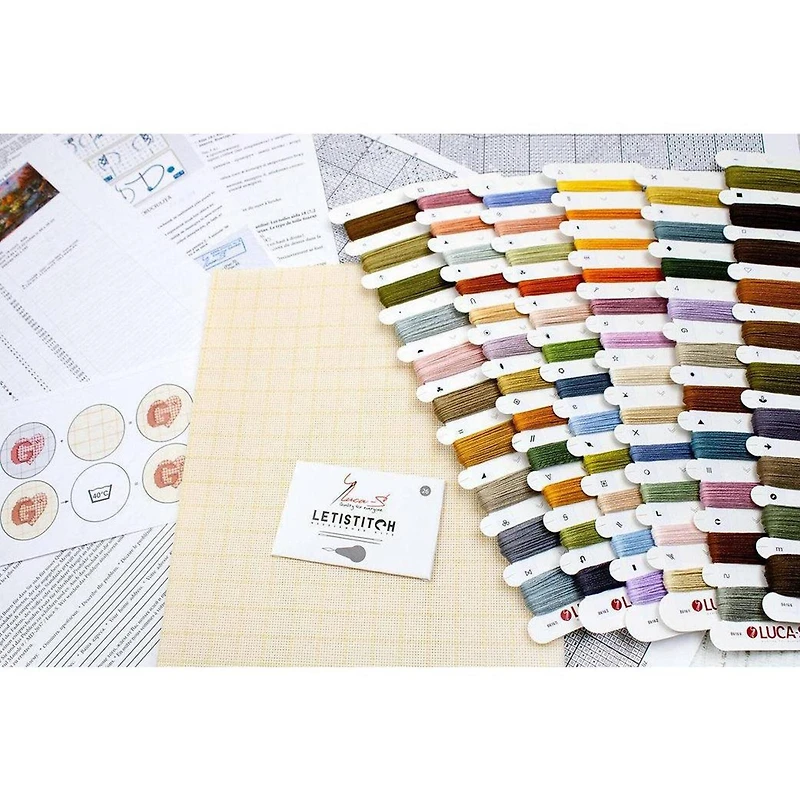 Luca-S Autumn Creek Mill Counted Cross Stitch Kit