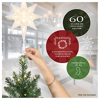 7.5ft. Unlit Acacia Medium Flocked Artificial Christmas Tree