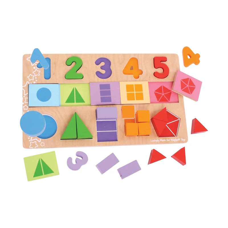 Bigjigs® Wooden My First Fractions Puzzle