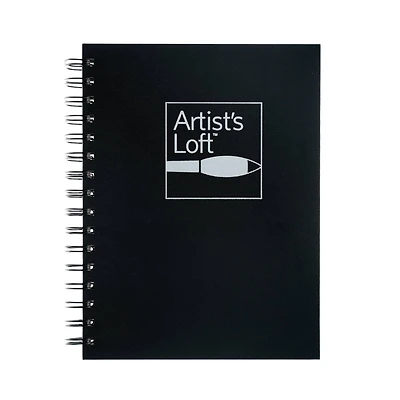 Black Hardcover Mixed Media Book by Artist's Loft™, 5.5" x 8.5"