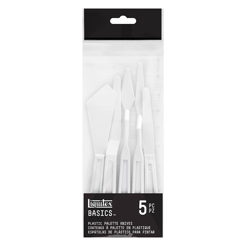 Liquitex® 5-Piece Plastic Palette & Painting Knives Set
