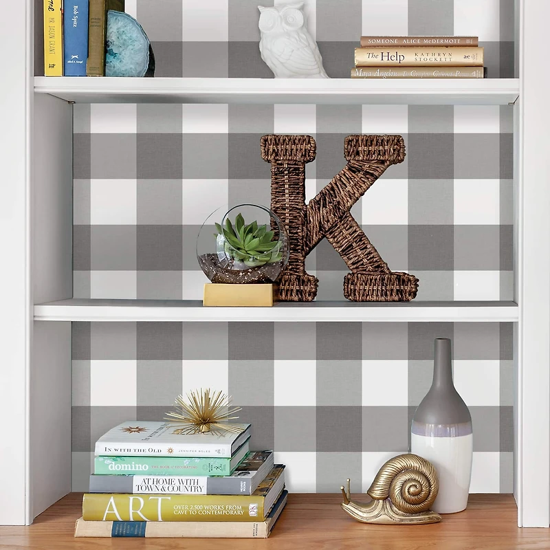 InHome Homestead Plaid Peel & Stick Wallpaper