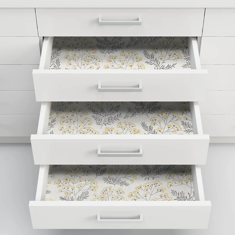 NuWallpaper Yellow Wethersfield Peel & Stick Wallpaper