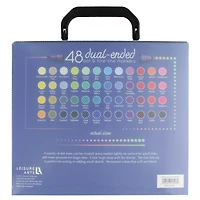 Leisure Arts® 48 Piece Dual-Ended & Dot Marker Set