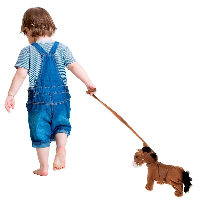 Toy Time Animated Plush Horse Toy