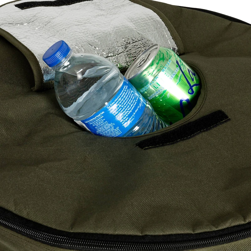 Household Essentials 2.75ft. Olive Green Thermal Standing Cooler with Travel Bag