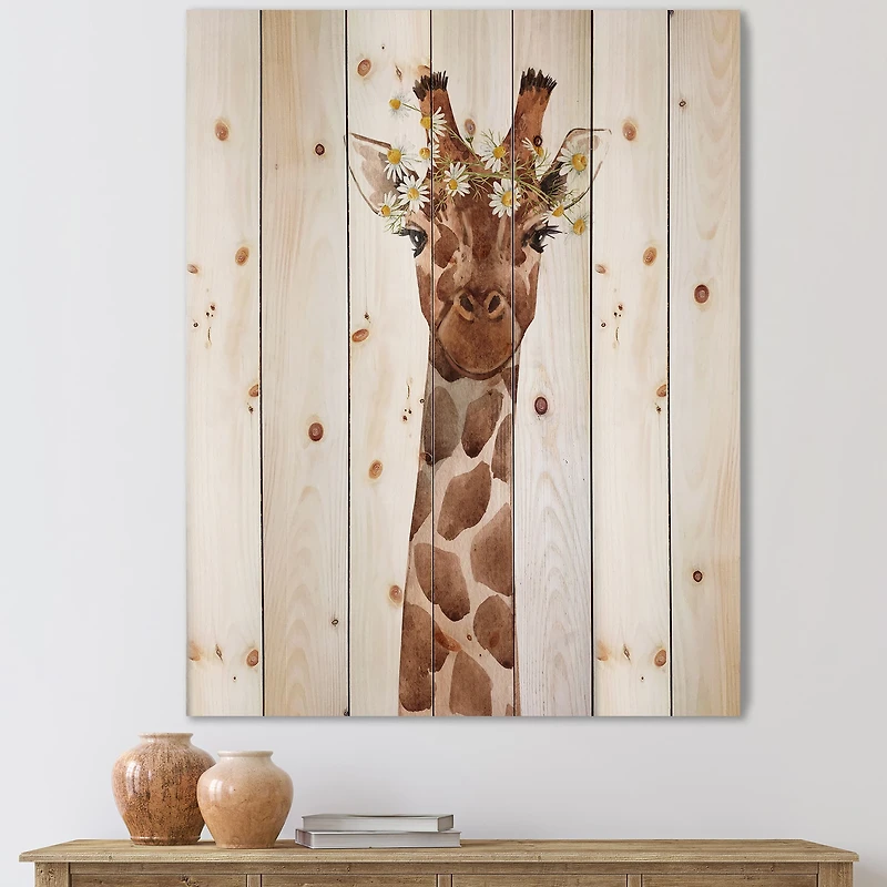 Designart - Portrait of A Giraffe XI
