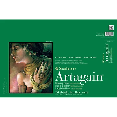 Strathmore® 400 Series Recycled Assorted Tints Artagain® Pad