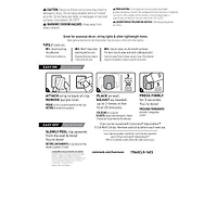 Command™ Adjustables™ Mini Light Clips, Clear