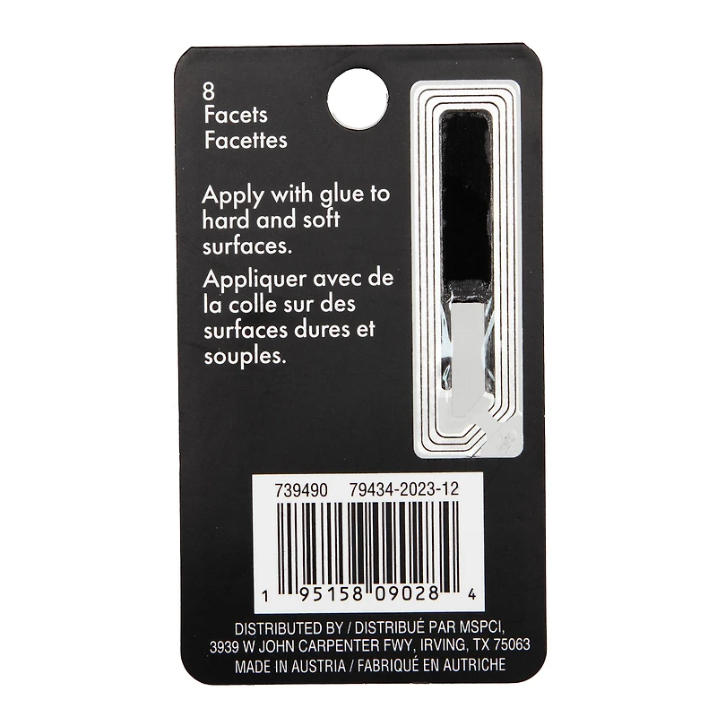 6.4mm Crystal AB Kite Glue-On Austrian Crystals by Bead Landing™, 10ct.