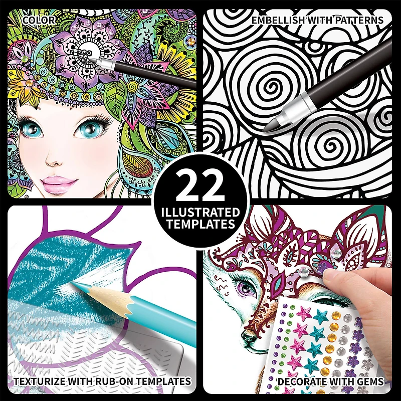 Style Me Up! Cool Swirl Art Kit