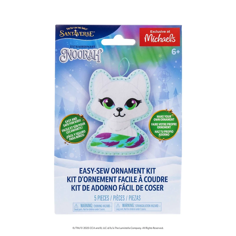 The Elf on the Shelf® Santaverse™ Noorah® Easy-Sew Ornament Kit