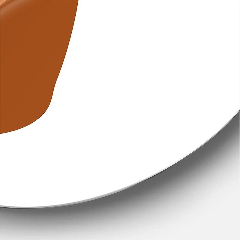 Designart - Elementary Shapes With Abstract Flowers Plants VI